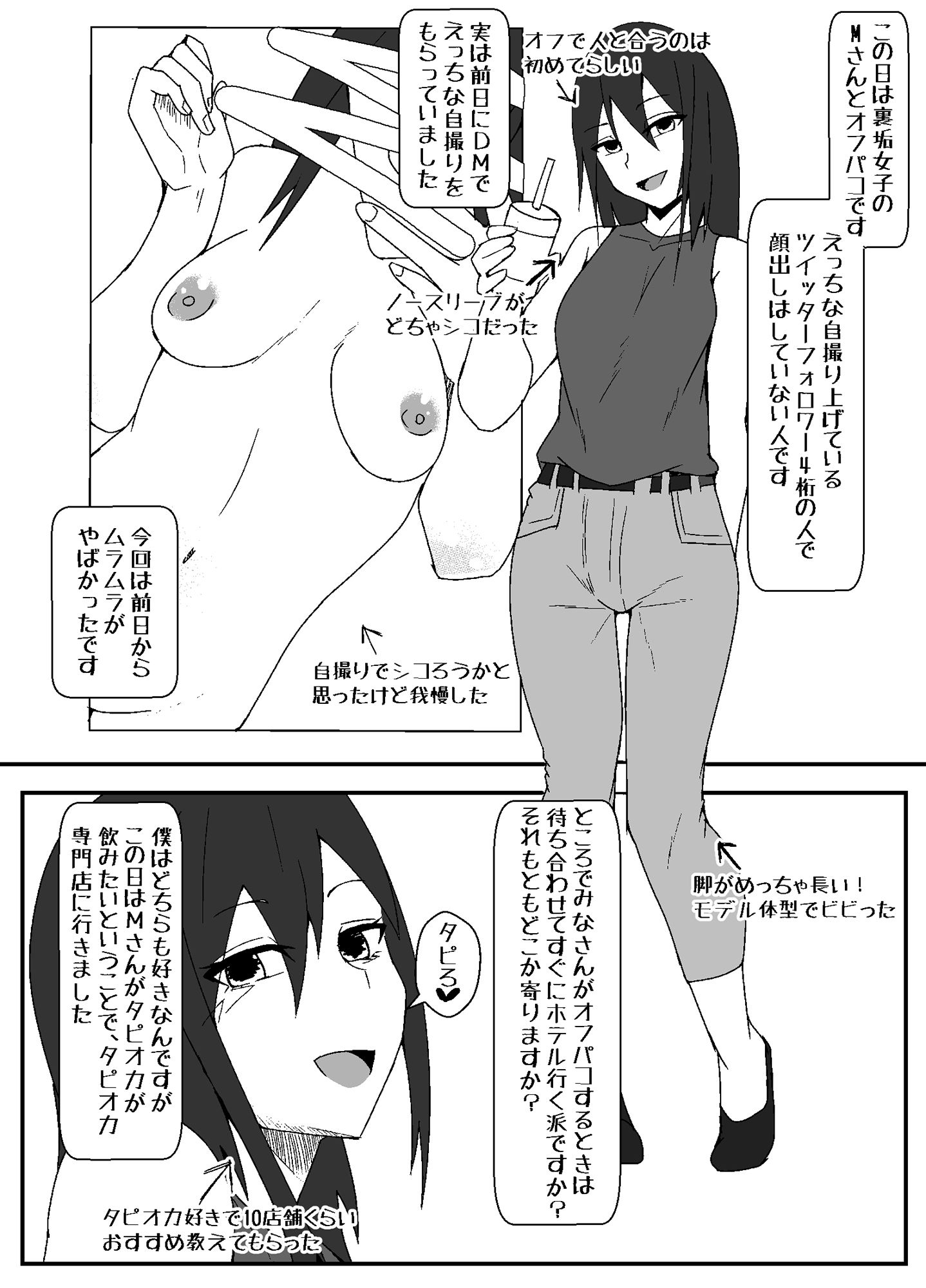 オフパコ-6 【エロ同人誌オリジナル】SNSに生息する性欲の強い女の子とのオフパコが最高すぎる！
