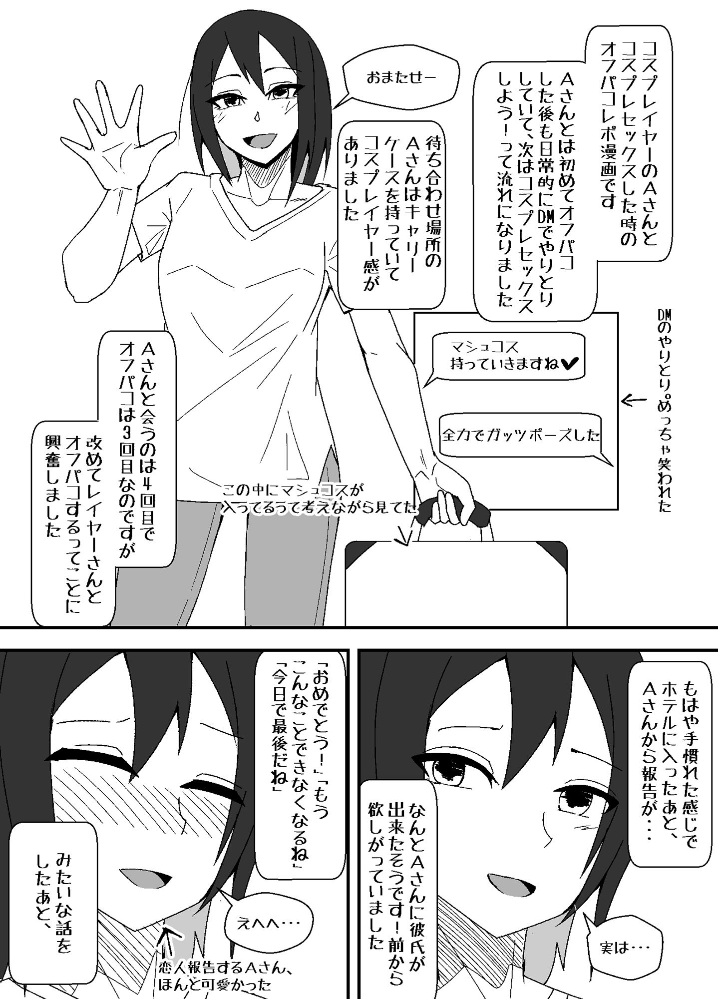 オフパコ-8 【エロ同人誌オリジナル】SNSに生息する性欲の強い女の子とのオフパコが最高すぎる！