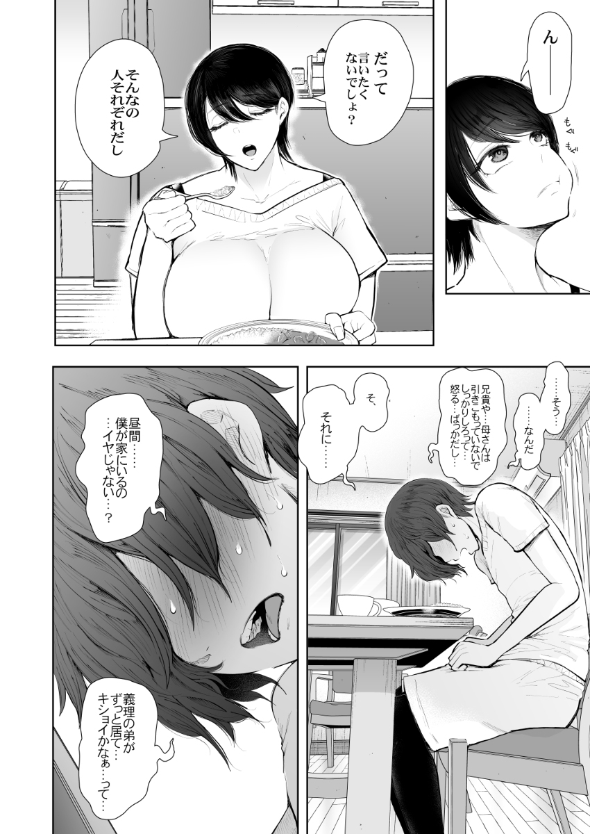 ボクは兄嫁さんのカラダが気になります-7 【エロ漫画】寝ている兄嫁への悪戯がやめられませんでした…