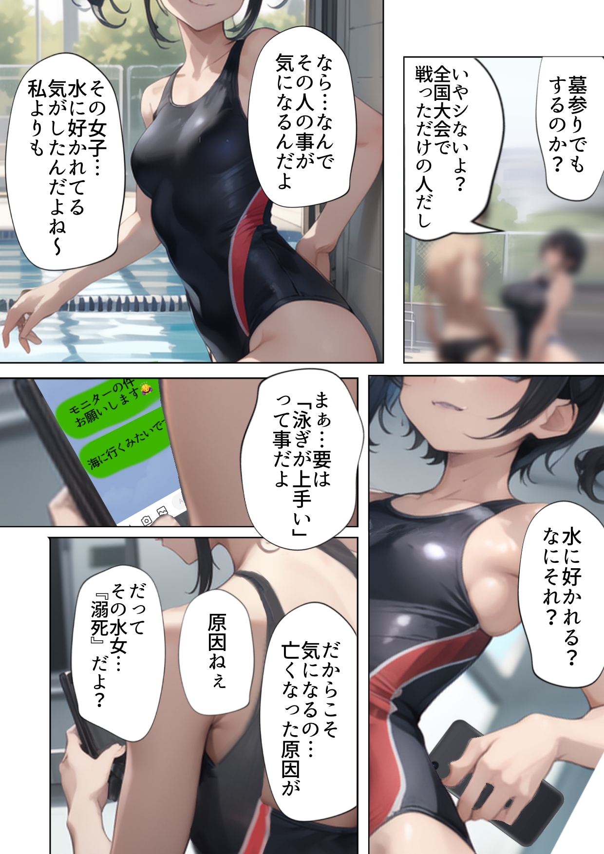 開業！寝取られ精液プール2-12 【エロ漫画NTR】噂のザーメンプールで寝取られる水泳部女子の運命が…