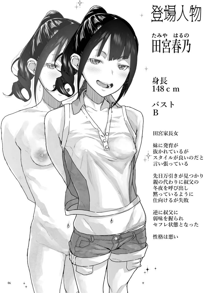 J〇姪っ子の弱味を握った日-6 【エロ漫画近親相姦】馬鹿にしていた叔父さんとの禁断のエッチで…