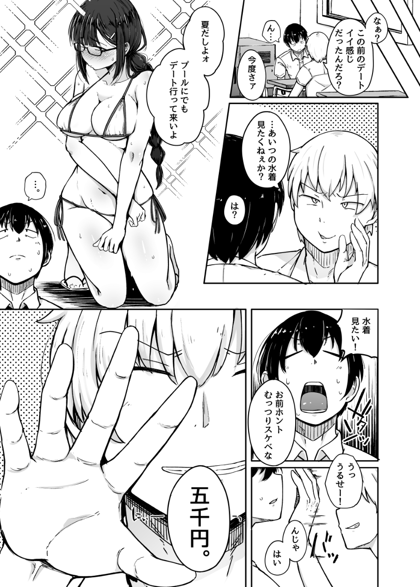僕は友達の妹を金で買った-12 【エロ漫画オリジナル】お金を使って友達の妹とデートしてみた結果