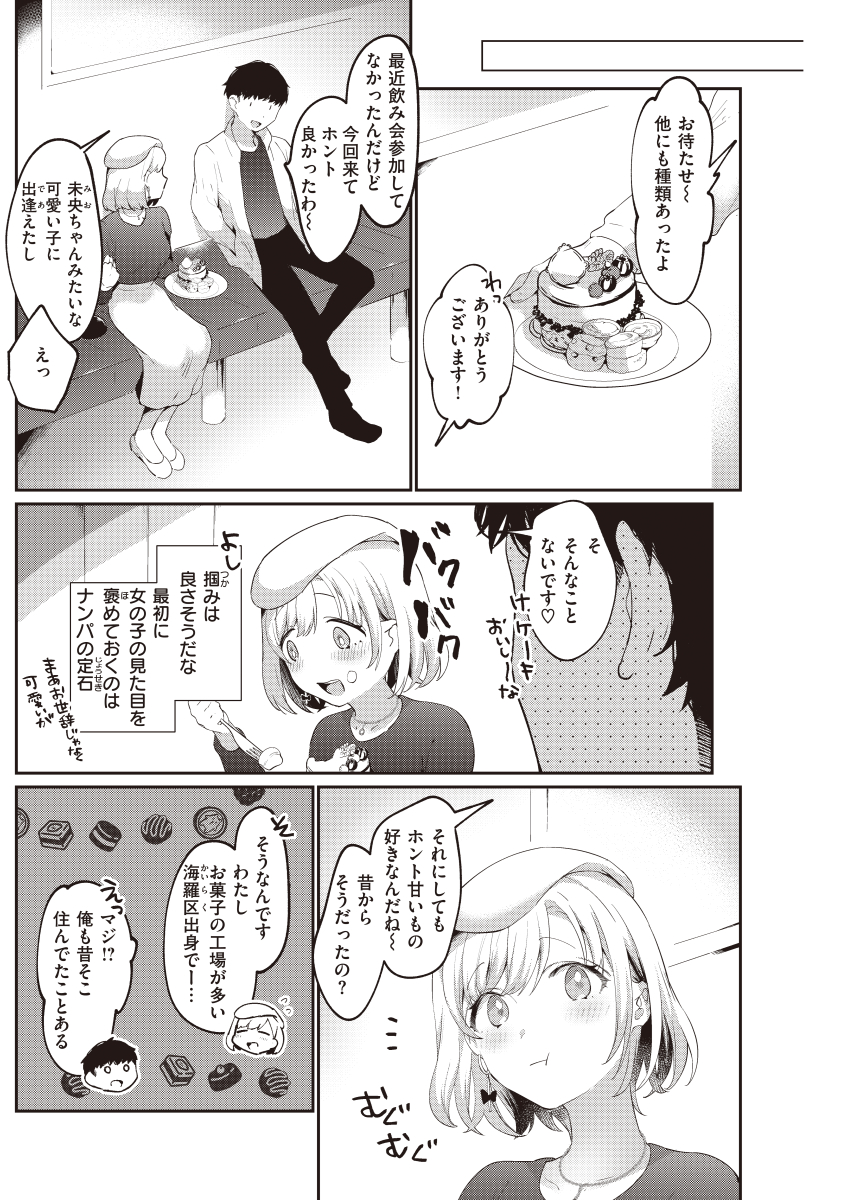 甘たらし-4 【えろまんが】サークルの飲みで知り合った女の子と流れでセックスすることになり…