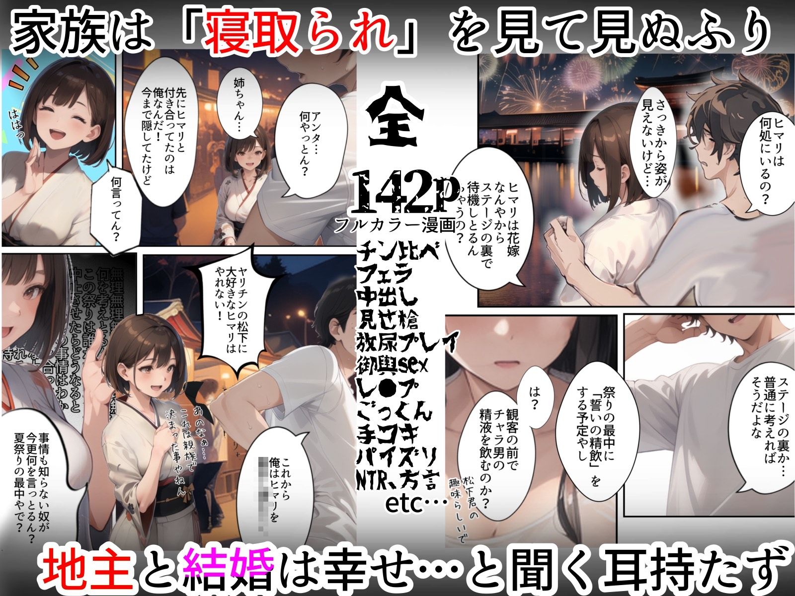 祝え！寝取られ婚姻夏祭り〜-20 【エロ漫画人妻】ヤリチンチャラ男に寝取られ妊娠人妻