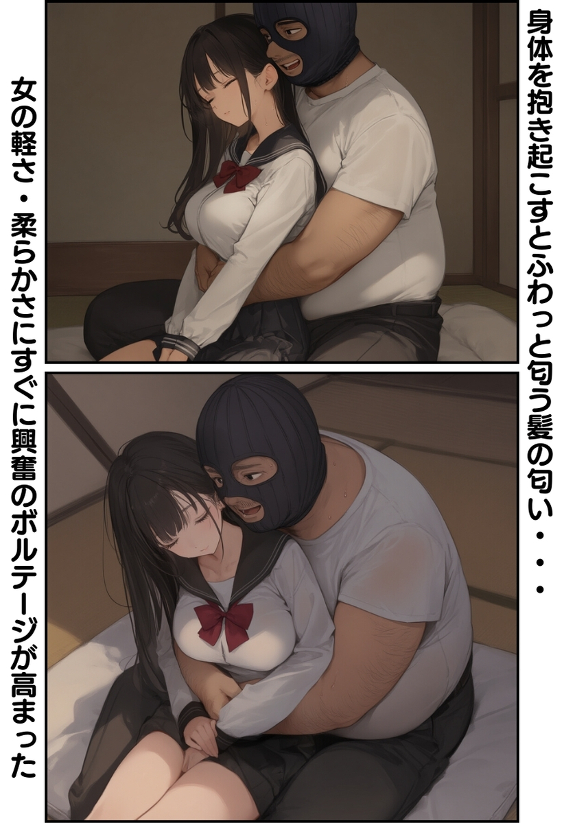 【エロマンガ】容赦なく奪われる乙女の純潔…無敵なおっさんに狙われた美少女の運命が…
