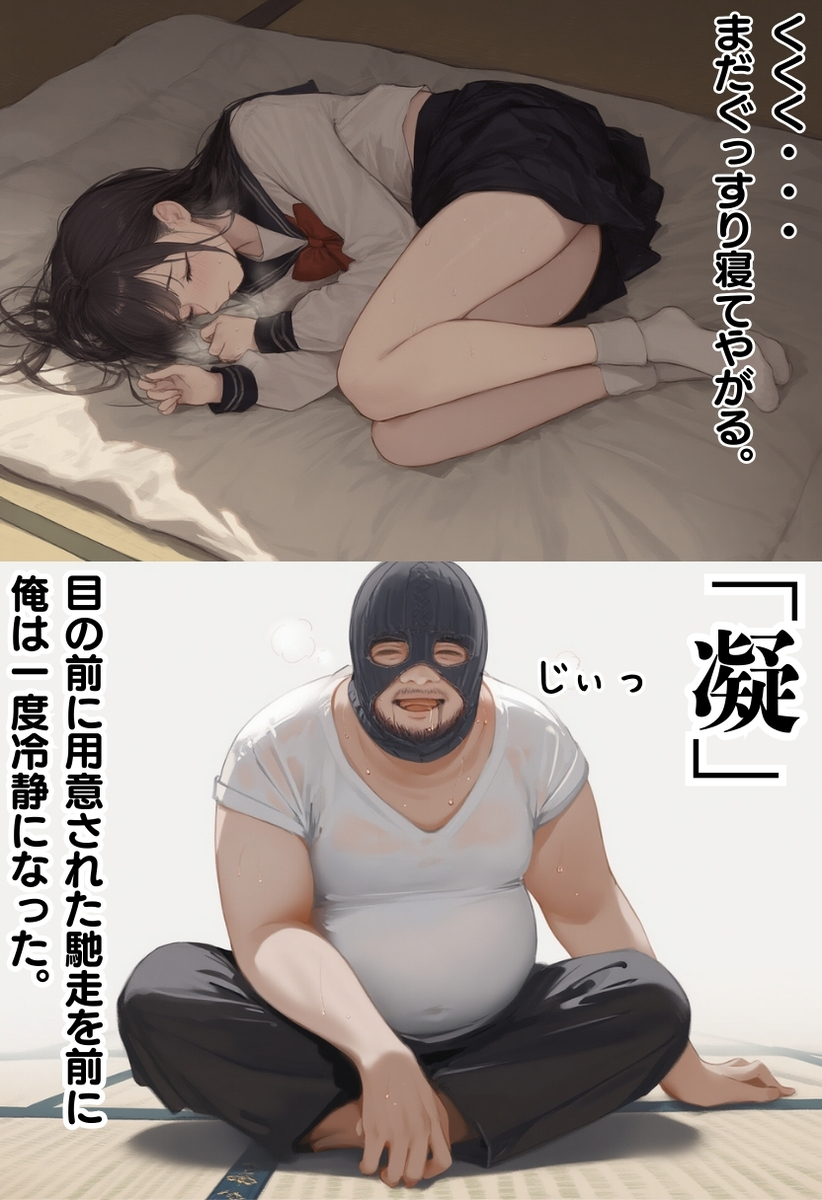 【エロマンガ】容赦なく奪われる乙女の純潔…無敵なおっさんに狙われた美少女の運命が…