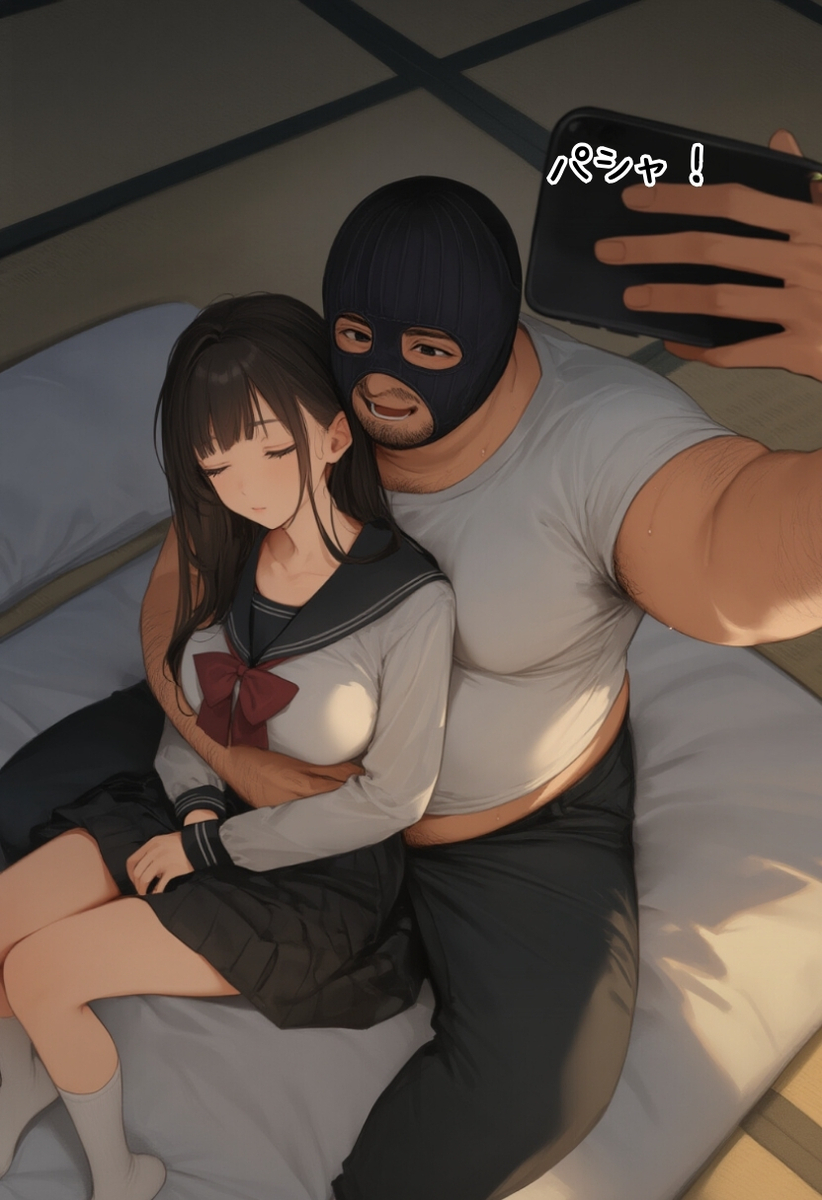【エロマンガ】容赦なく奪われる乙女の純潔…無敵なおっさんに狙われた美少女の運命が…