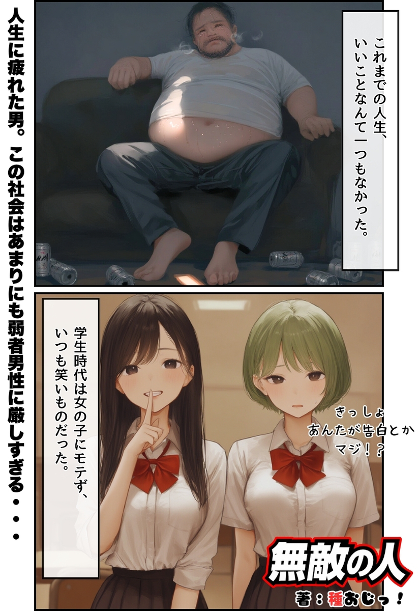 【エロマンガ】容赦なく奪われる乙女の純潔…無敵なおっさんに狙われた美少女の運命が…