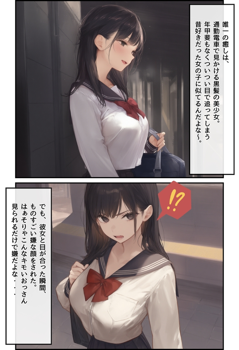 【エロマンガ】容赦なく奪われる乙女の純潔…無敵なおっさんに狙われた美少女の運命が…