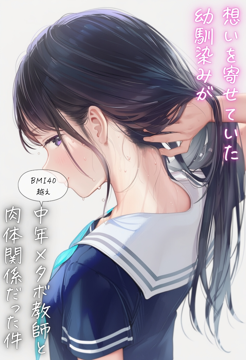 【エロ漫画】なんでそんなやつが…大好きなあの娘はメタボなおっさんとエッチしまくっているようで…
