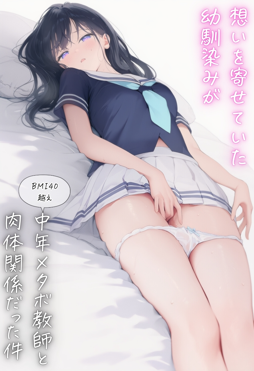【エロ漫画】なんでそんなやつが…大好きなあの娘はメタボなおっさんとエッチしまくっているようで…