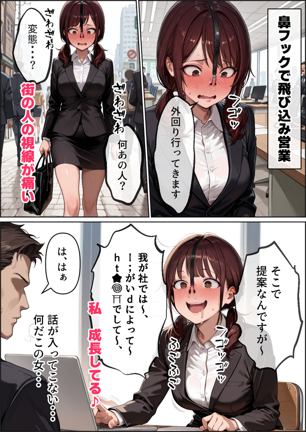 【エロマンガ】自慢の妻が会社でとんでもないことをやらせているみたいで…