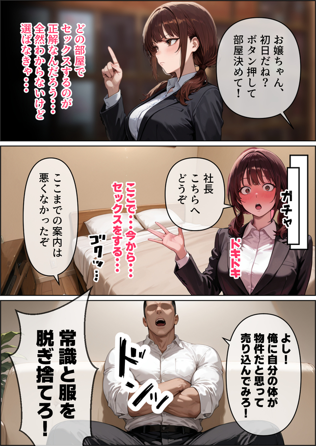 【エロマンガ】自慢の妻が会社でとんでもないことをやらせているみたいで…