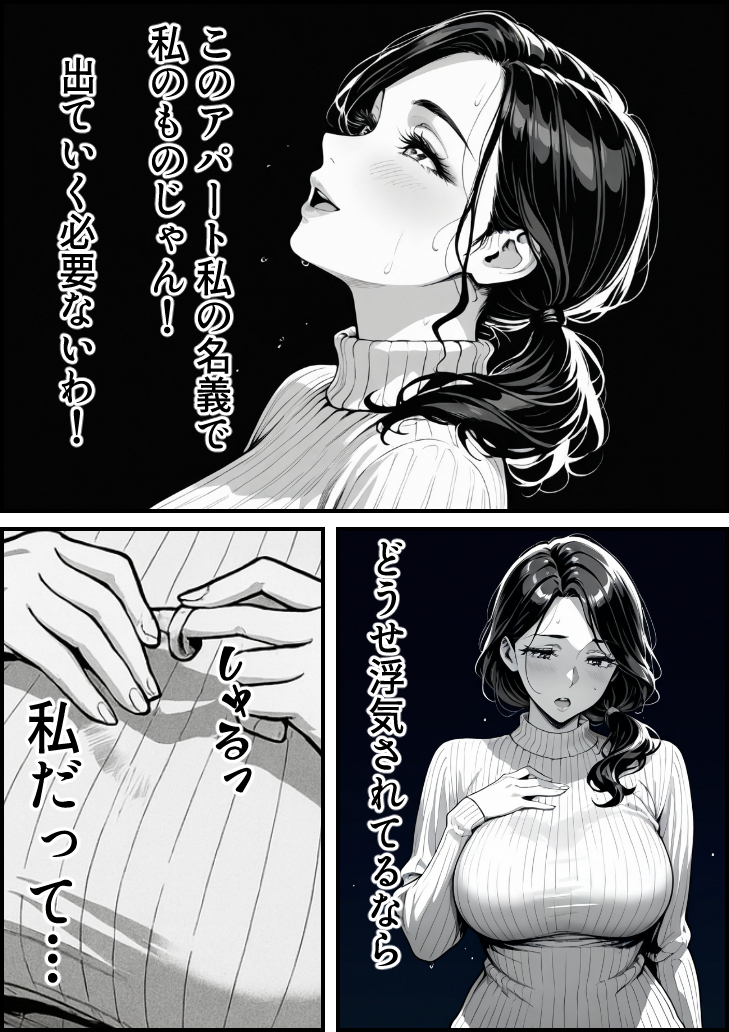 【エロ漫画】トラウマを抱えた二人が禁断セックスに浸る姿に勃起不可避！