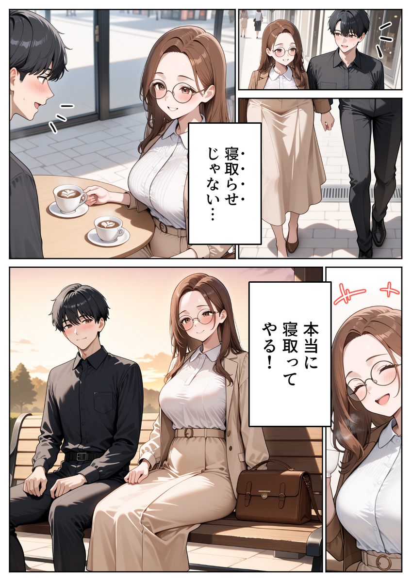 【エロ漫画】隣人に寝取らせプレーを依頼されたんだけど…本気で寝取ってみようとした結果…