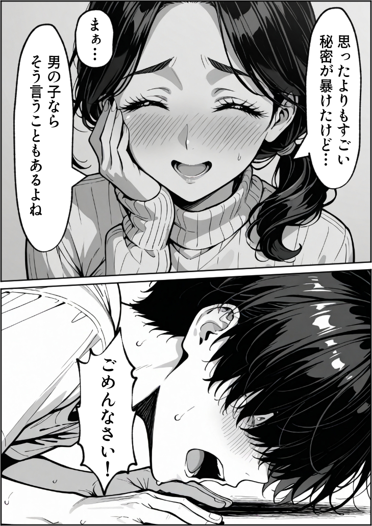 【エロ漫画】トラウマを抱えた二人が禁断セックスに浸る姿に勃起不可避！