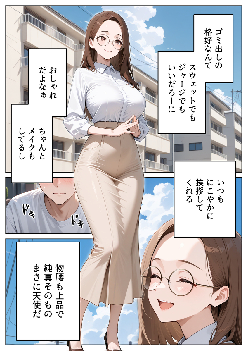 【エロ漫画】隣人に寝取らせプレーを依頼されたんだけど…本気で寝取ってみようとした結果…