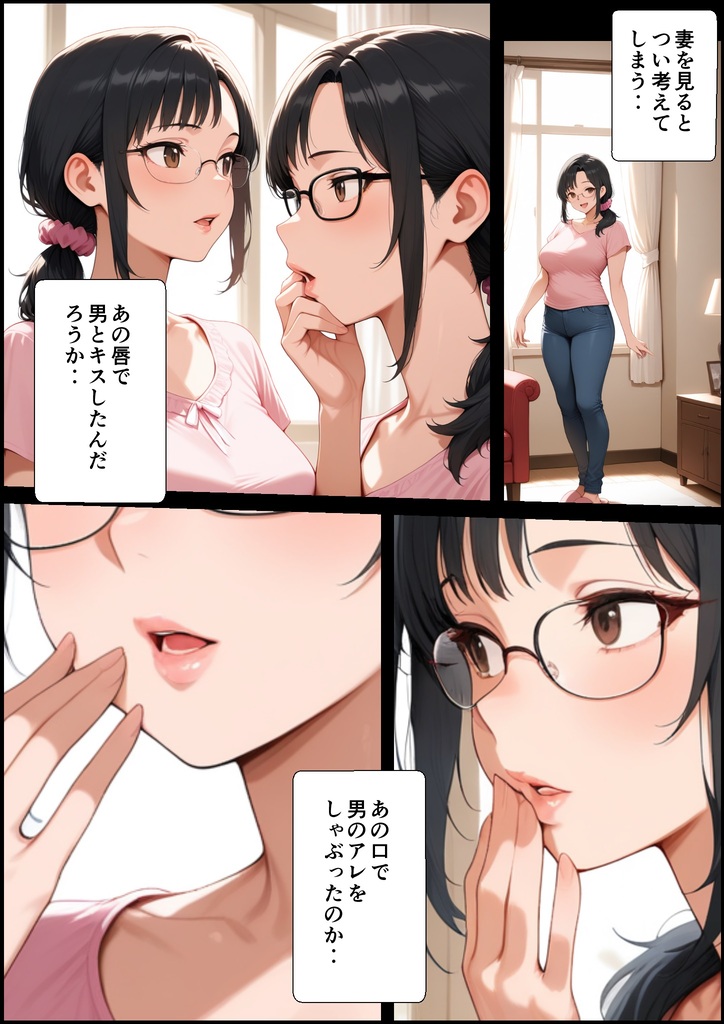 【えろまんが】精力絶倫なおっさんに抱かれ旦那では物足りなくなってしまった人妻さんが…