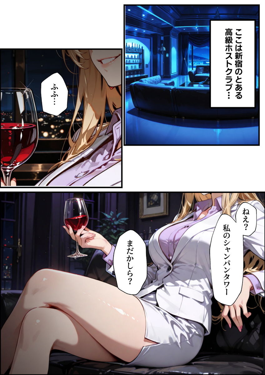 【エロマンガ】倒産危機から逃れる為に特殊なエッチなゲームに参加した女社長の運命が…