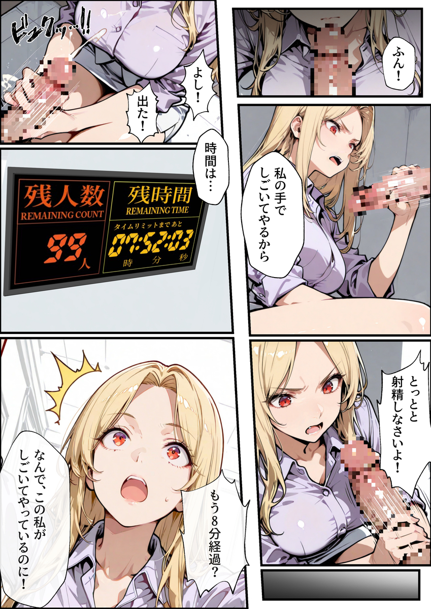 【エロマンガ】倒産危機から逃れる為に特殊なエッチなゲームに参加した女社長の運命が…