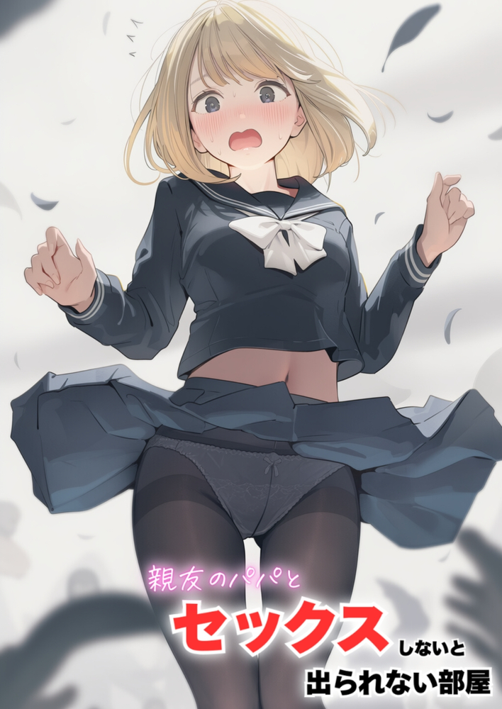 【えろまんが】友達のお父さんとエッチなお部屋に閉じ込められて…