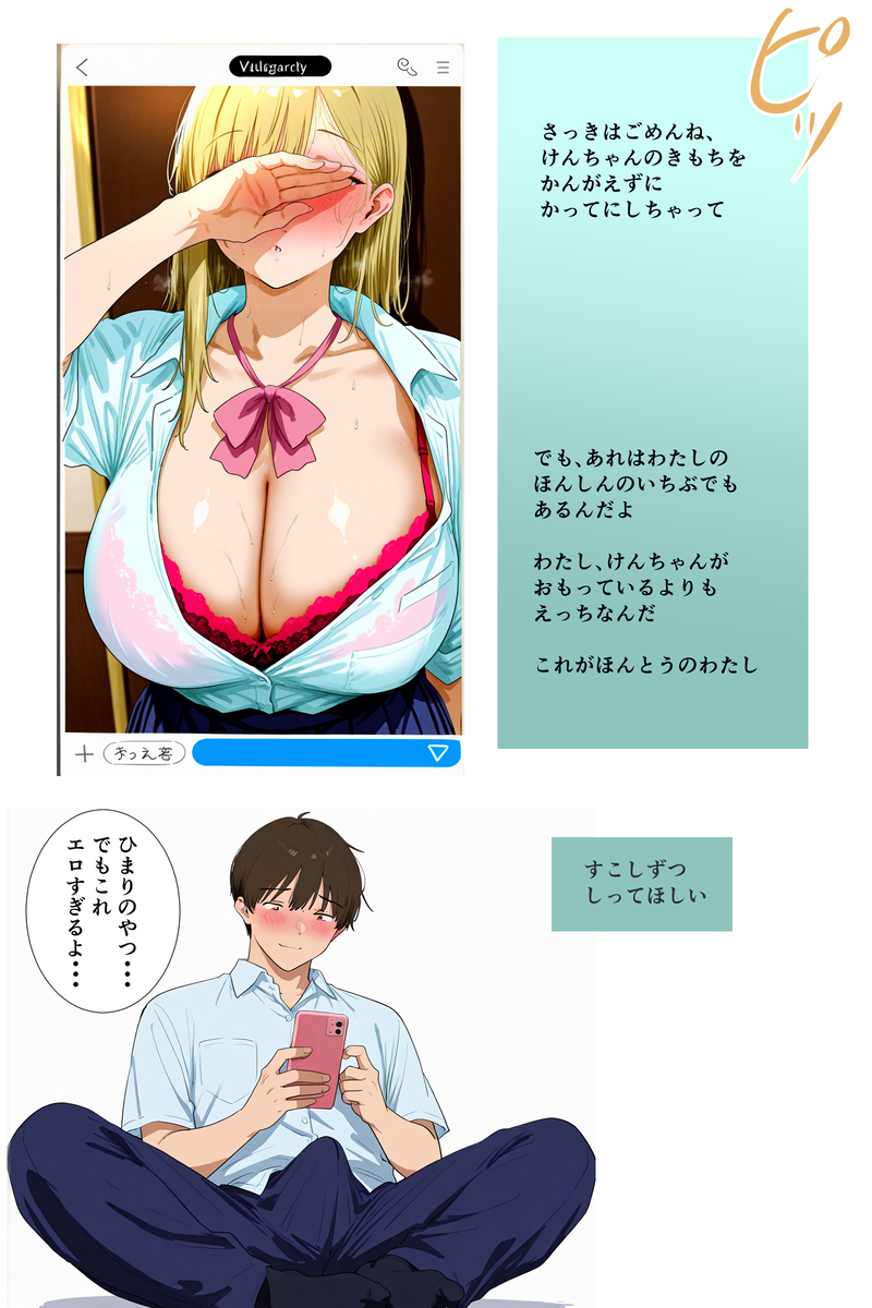 【エロ漫画】大切な幼馴染が新しいお父さんに調教されまくってしまい…