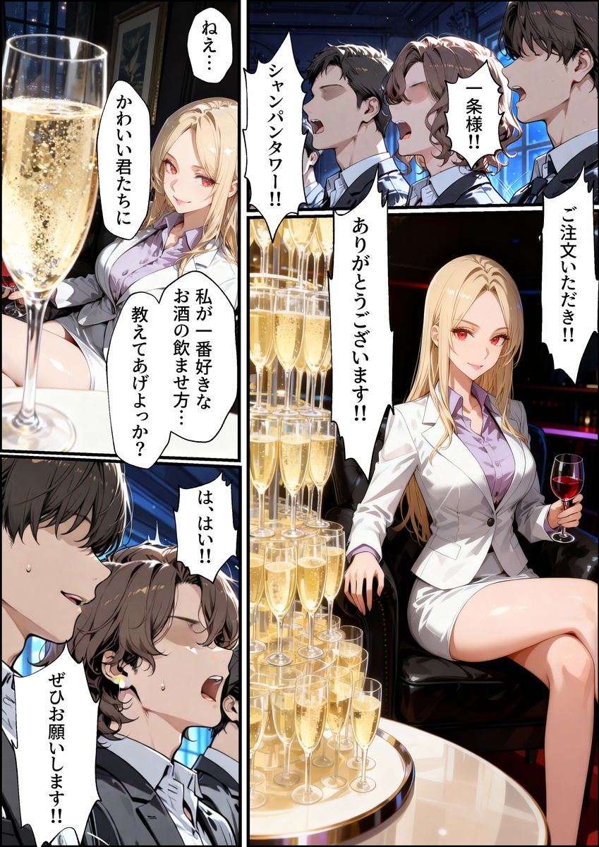 【エロマンガ】倒産危機から逃れる為に特殊なエッチなゲームに参加した女社長の運命が…