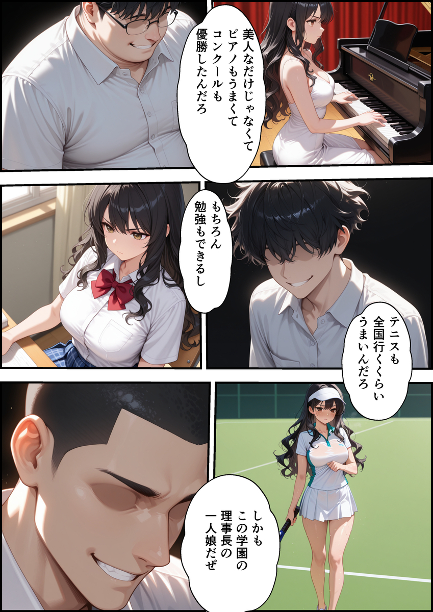 【えろまんが】学園を守る為にみんなの前でエッチすることになった処女娘の運命が…