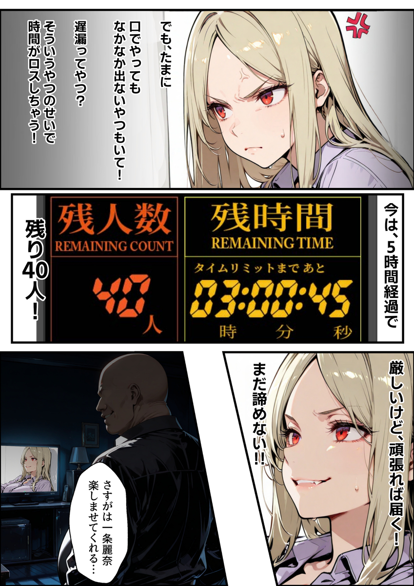 【エロマンガ】倒産危機から逃れる為に特殊なエッチなゲームに参加した女社長の運命が…