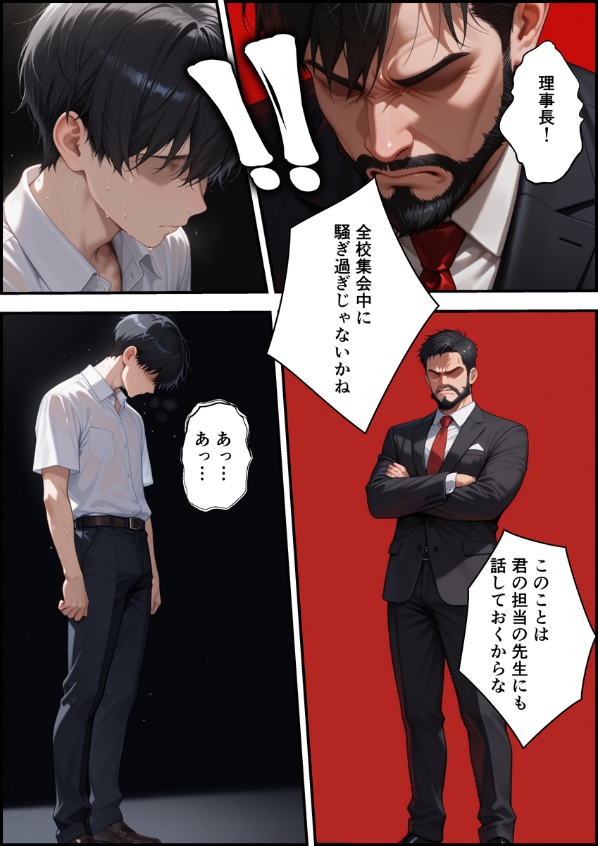 【えろまんが】学園を守る為にみんなの前でエッチすることになった処女娘の運命が…