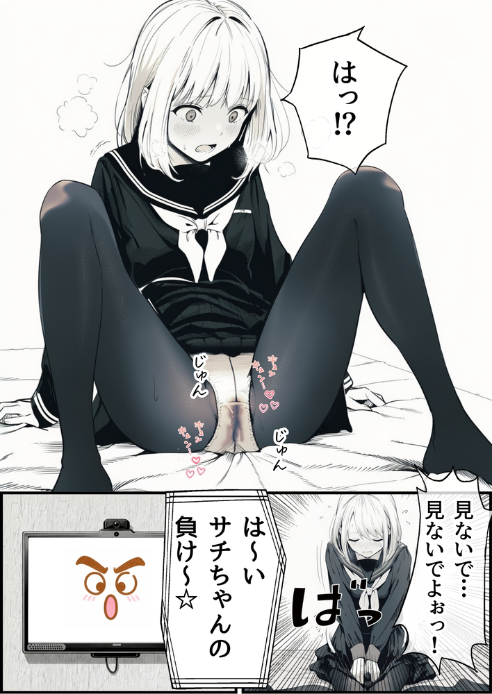 【えろまんが】友達のお父さんとエッチなお部屋に閉じ込められて…