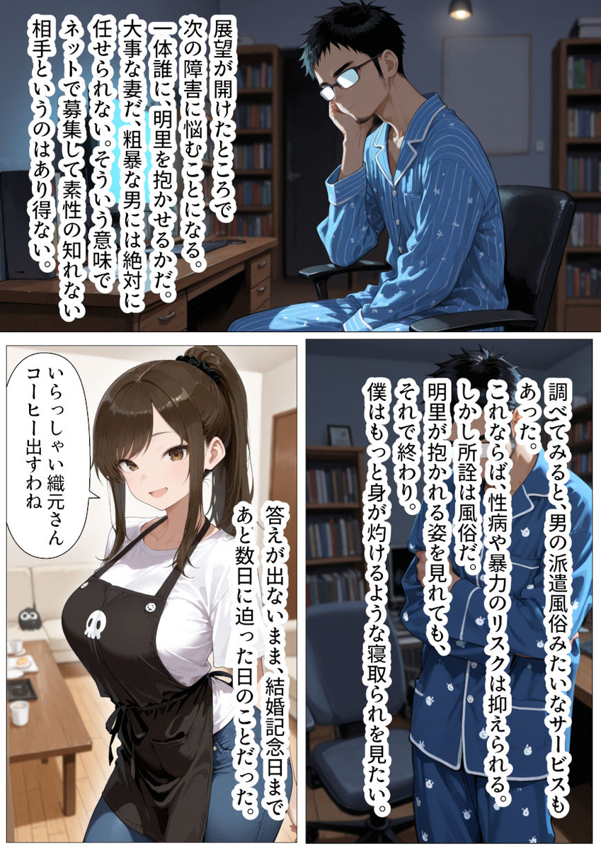 【えろまんが】寝取らせ鬱勃起にはたまらないエロ漫画がこちらッ！