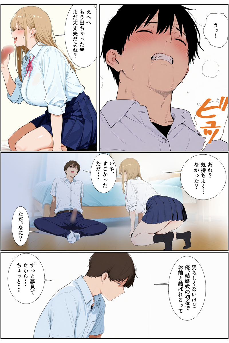 【エロ漫画】大切な幼馴染が新しいお父さんに調教されまくってしまい…