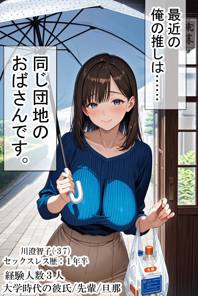 【エロ漫画】隣に住んでる人妻さんとこんな関係…理想的すぎる…