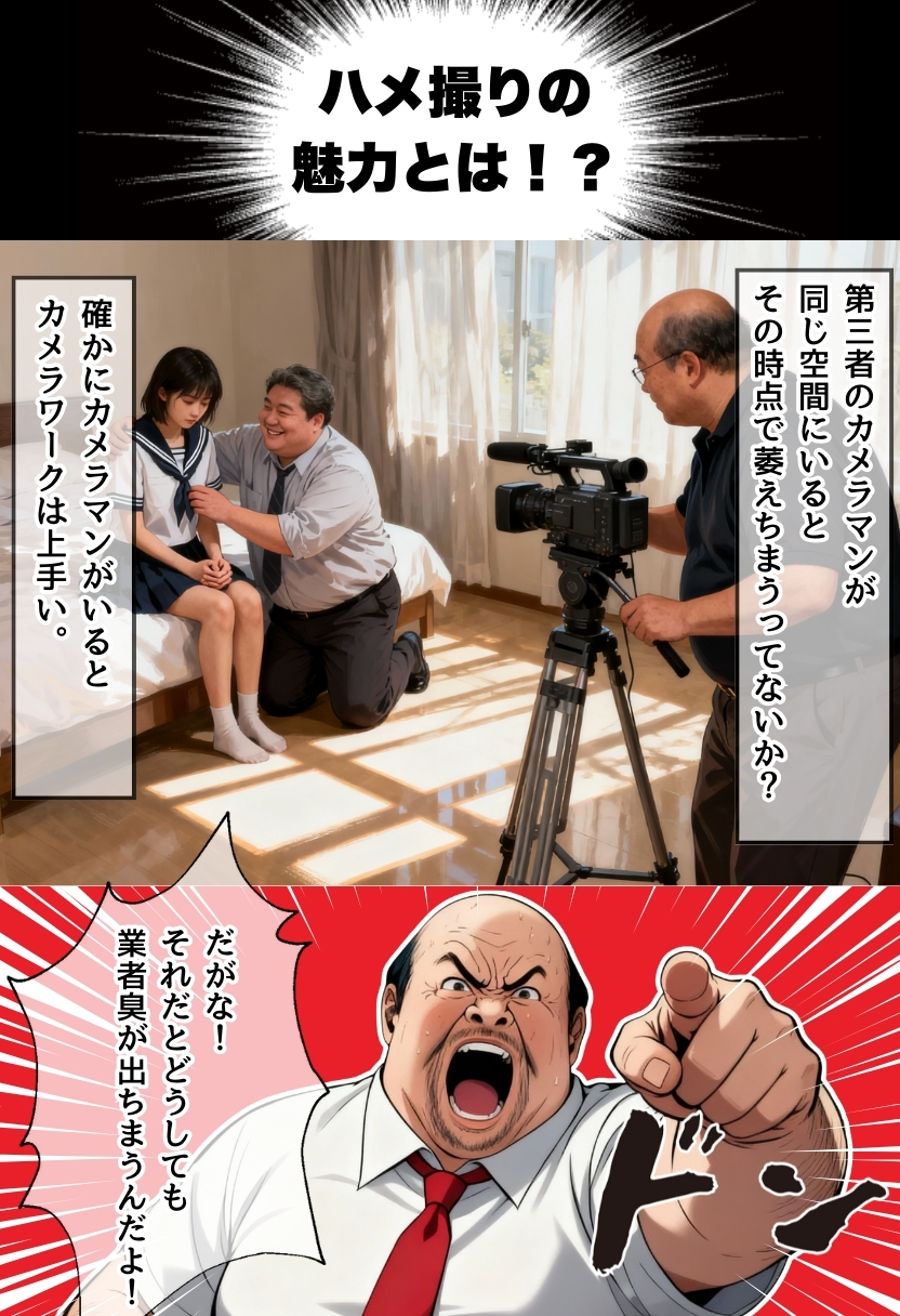 【えろまんが】ハメ撮り同人AVってこんなに儲かるのか？俺もこのおっさんの弟子になりたい…