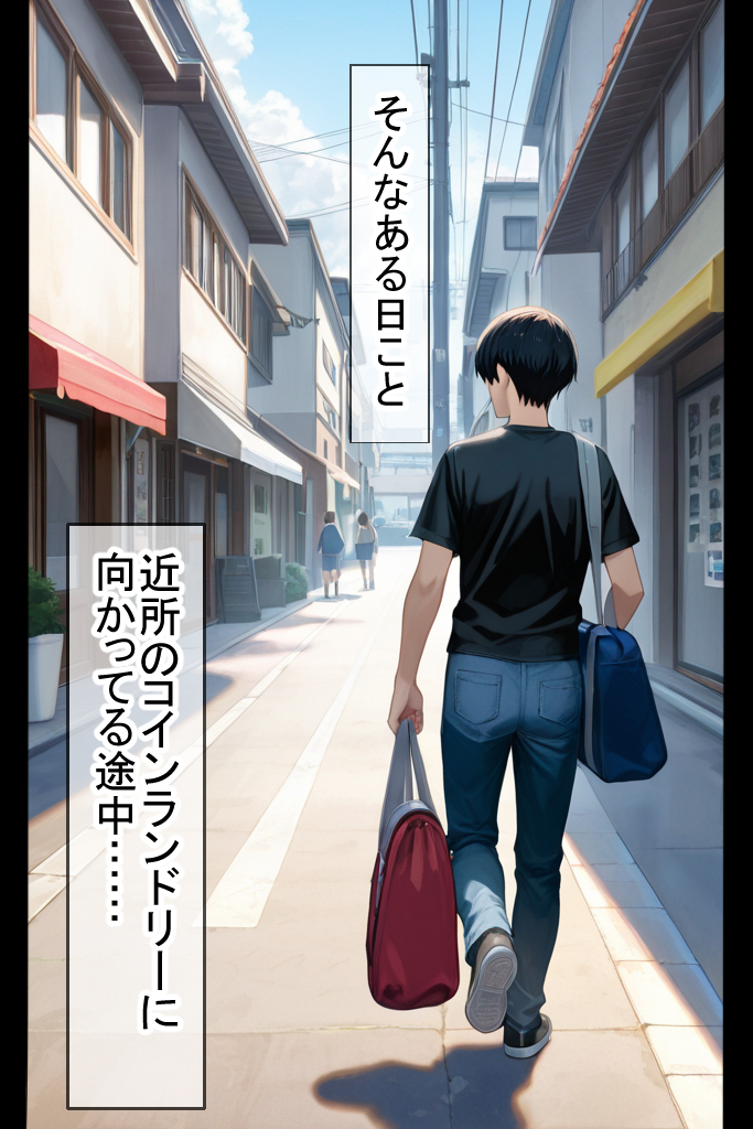 【エロ漫画】隣に住んでる人妻さんとこんな関係…理想的すぎる…