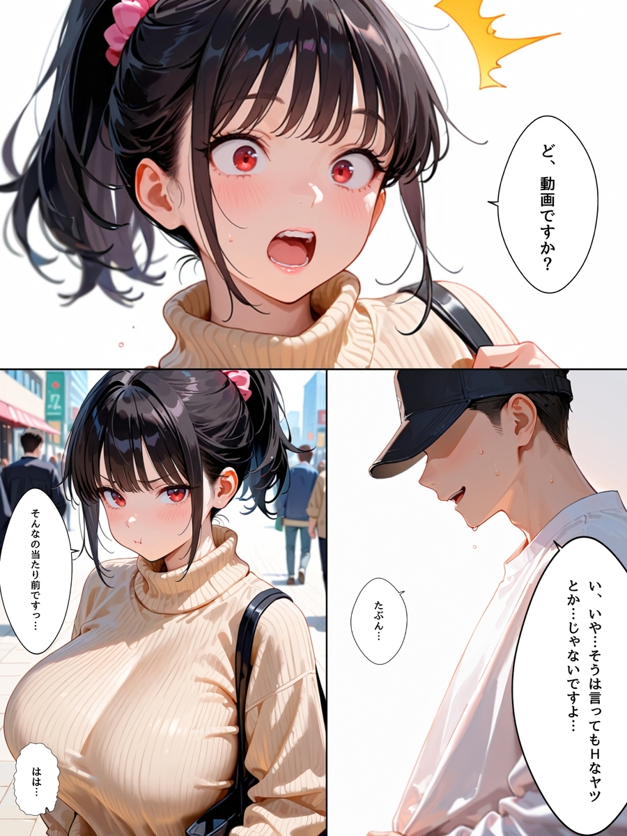 【エロ漫画】こんなはずじゃなかったのに…いつの間にかカメラの前で裸になってAV出演してしまう奥様がシコリティーすぎる…