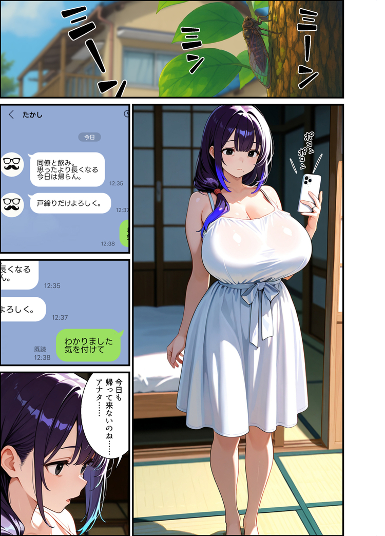 【えろまんが】夫に愛されなくなった元教師かつての生徒と禁断の関係になり…