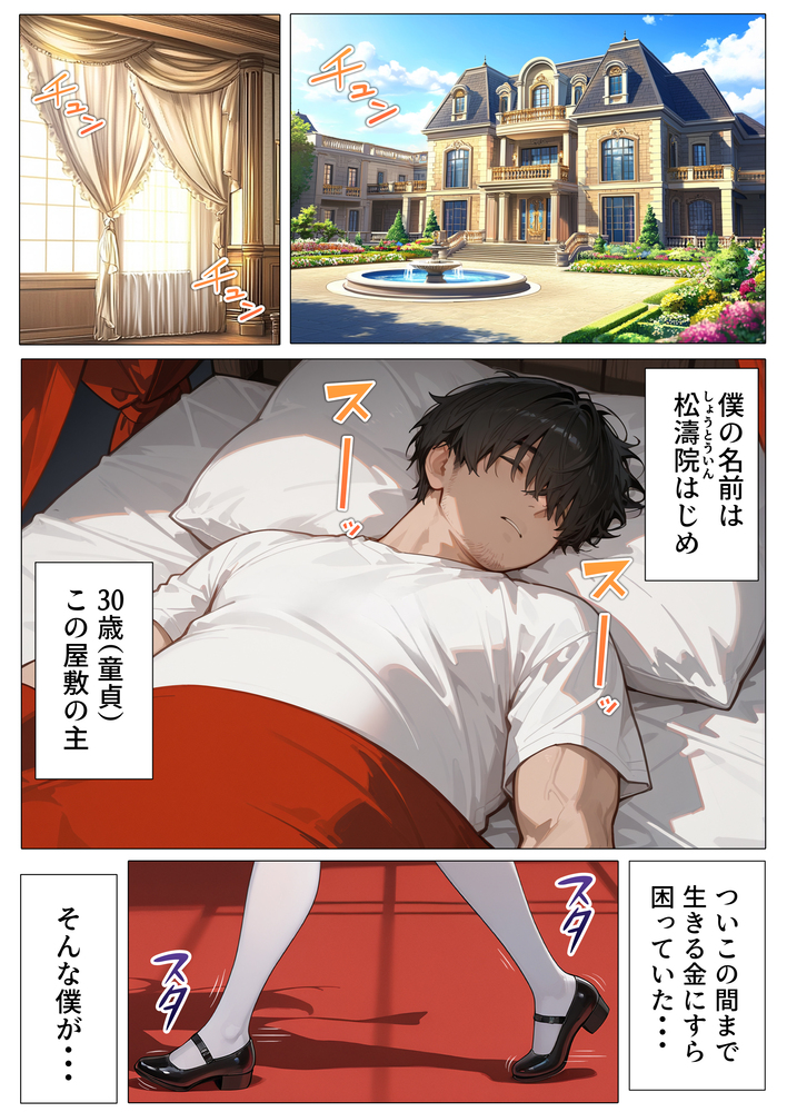 【エロ漫画】どん底童貞が爆乳メイドに全肯定されまくる夢のようなエロ漫画がこちら！