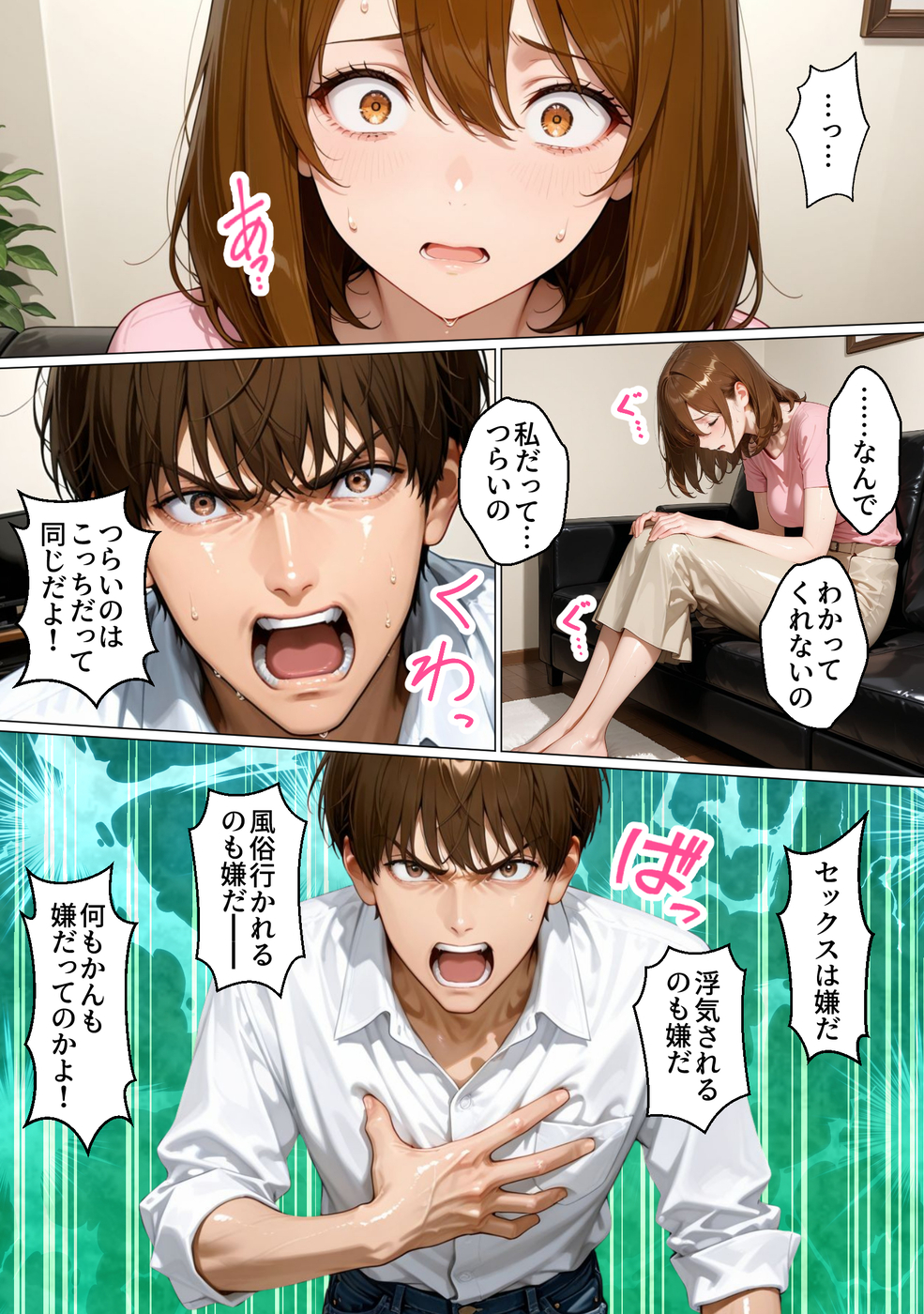 【エロ漫画】不感症気味の奥様がエッチな治療を体験した結果…とんでもない淫乱になってしまい…