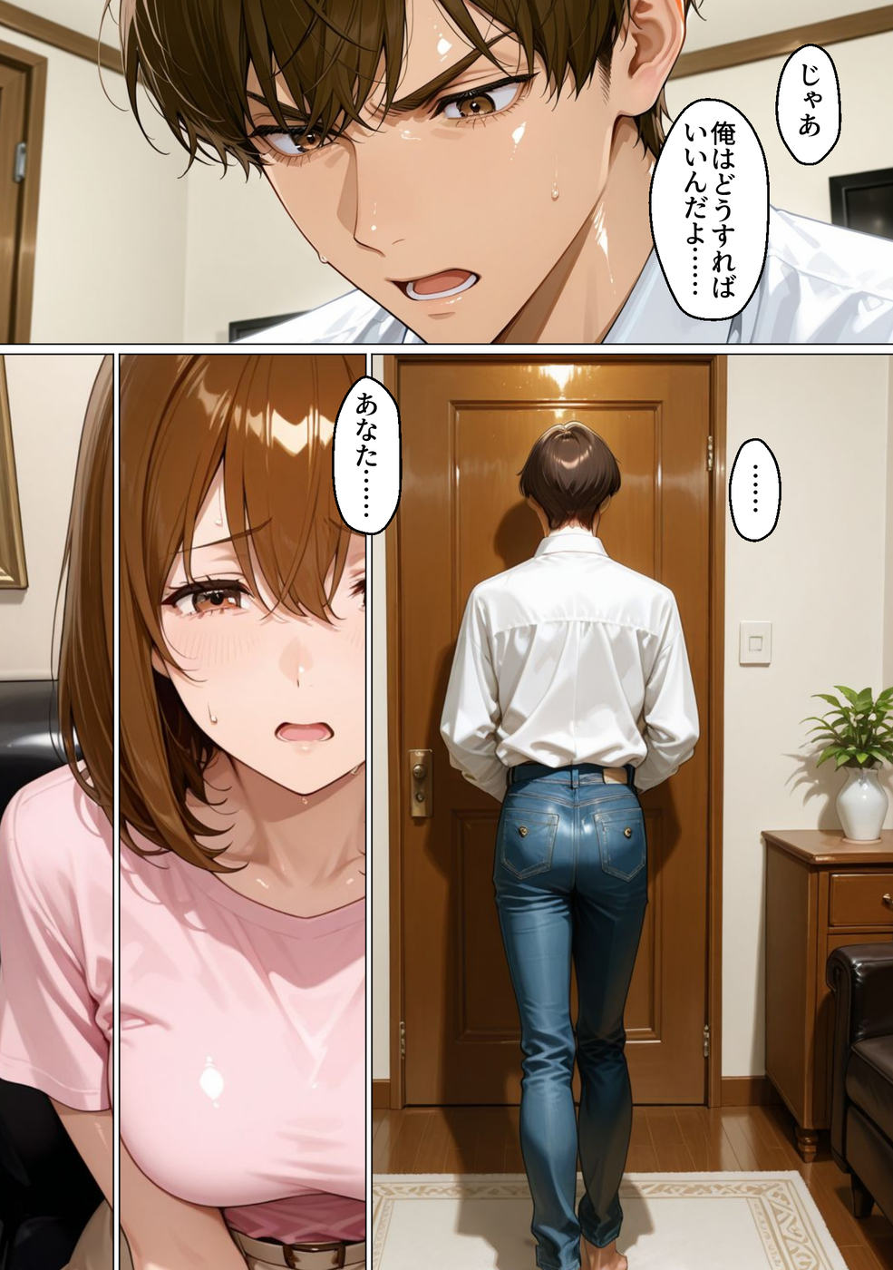 【エロ漫画】不感症気味の奥様がエッチな治療を体験した結果…とんでもない淫乱になってしまい…