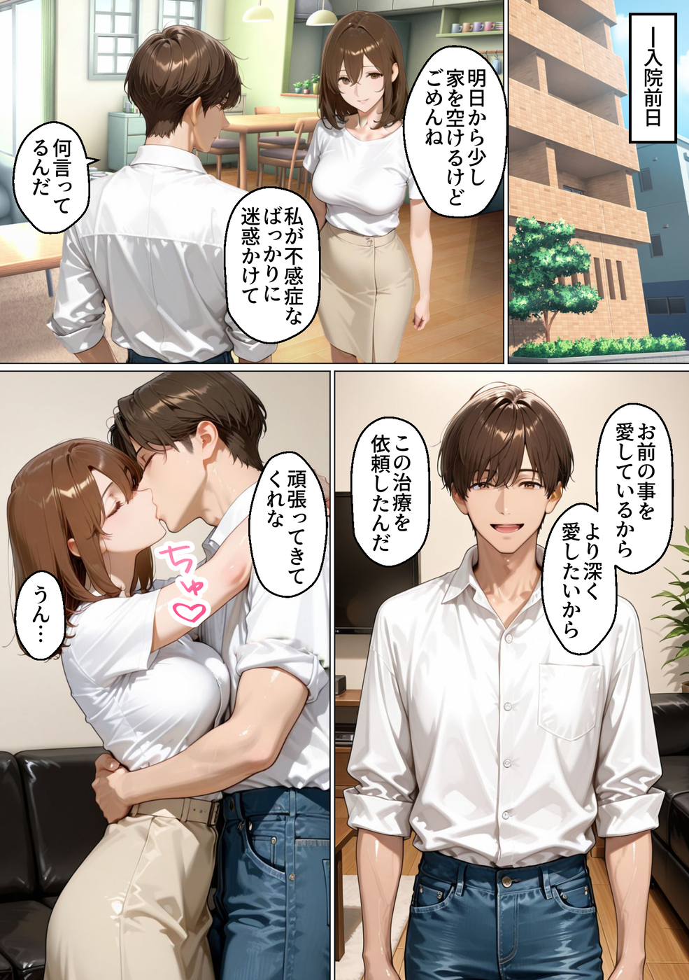 【エロ漫画】不感症気味の奥様がエッチな治療を体験した結果…とんでもない淫乱になってしまい…