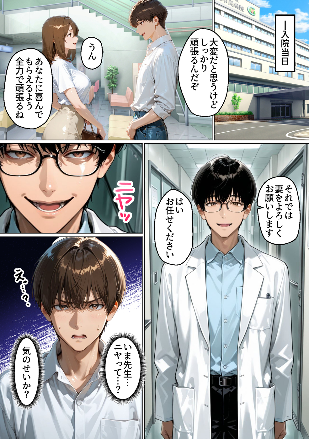 【エロ漫画】不感症気味の奥様がエッチな治療を体験した結果…とんでもない淫乱になってしまい…