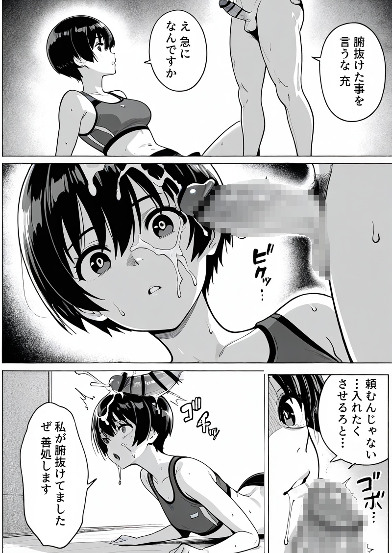 【えろまんが】真面目でストイックな陸上部員がエッチな調教トレーニングされてる姿がシコリティー！