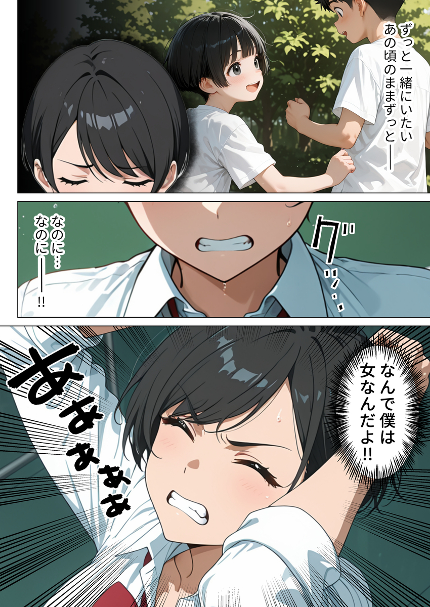 【えろまんが】巨乳幼馴染とのイチャラブセックスにドキドキが止まらない！