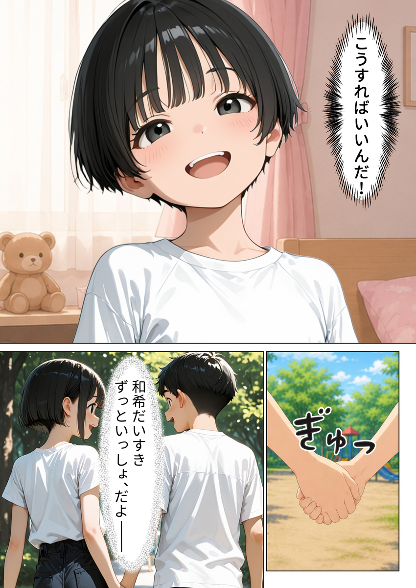 【えろまんが】巨乳幼馴染とのイチャラブセックスにドキドキが止まらない！