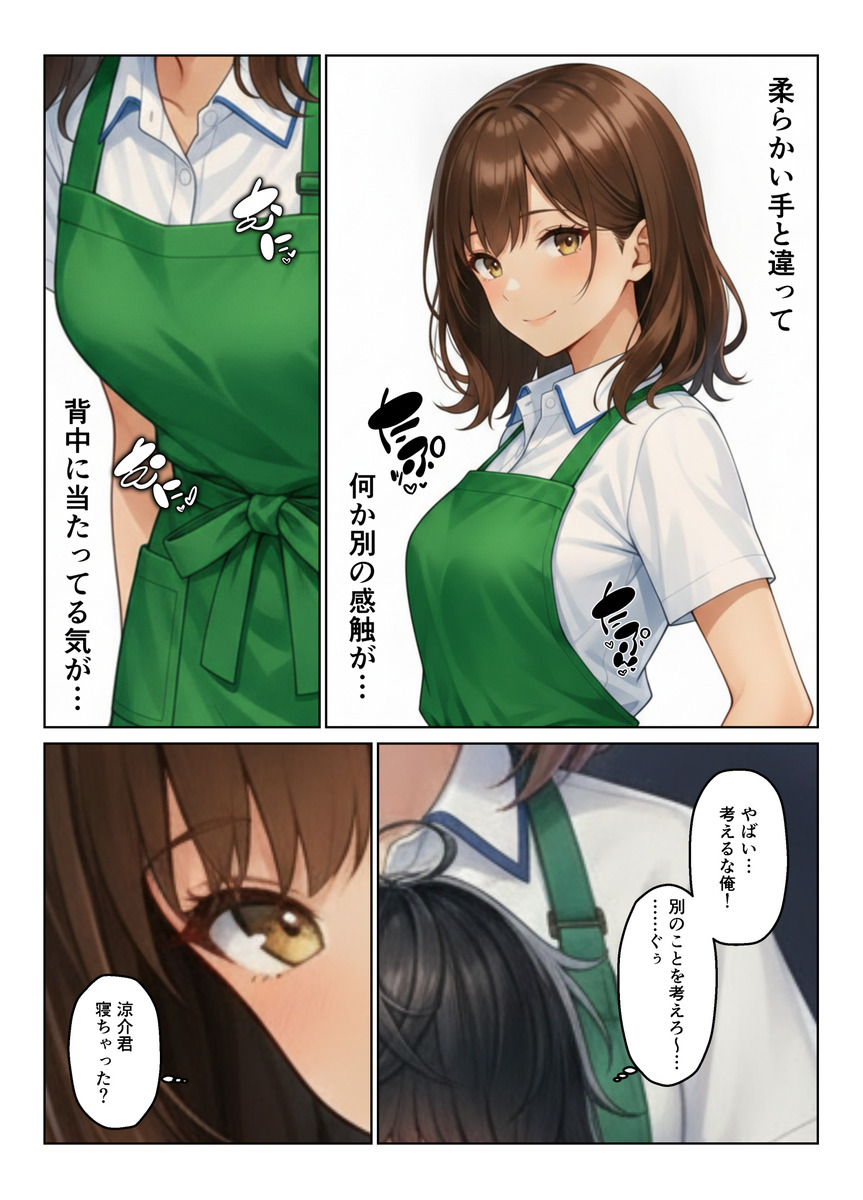 【えろまんが】こういうエッチな出会いがあるからスーパーの仕事はヤメラレナイ！