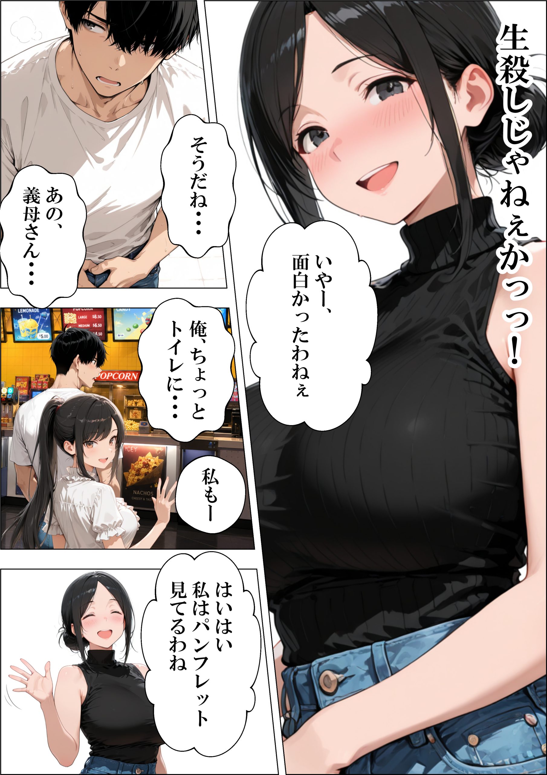 【えろまんが】家族を守る為に義理の息子に処女アナルを捧げる奥様…