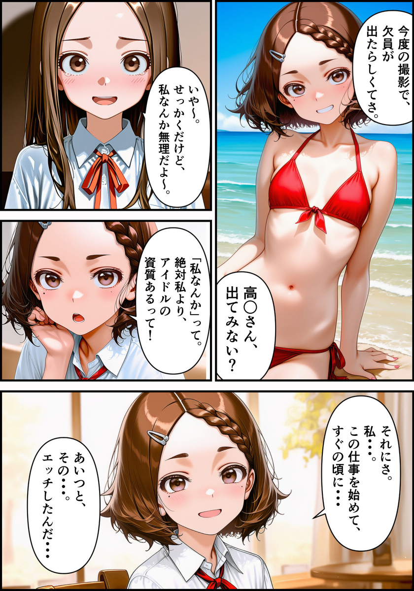 【えろまんが】グラビアのお仕事のはずだったのに…まさかのＡＶ撮影ってあるあるなお話だよな…