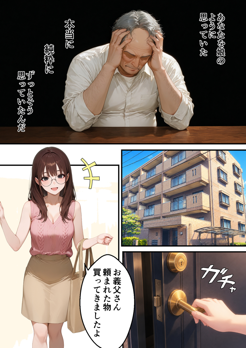 【エロマンガ】義父に狙われた息子の嫁…裏切りの果ての愛欲に興奮が収まらない！